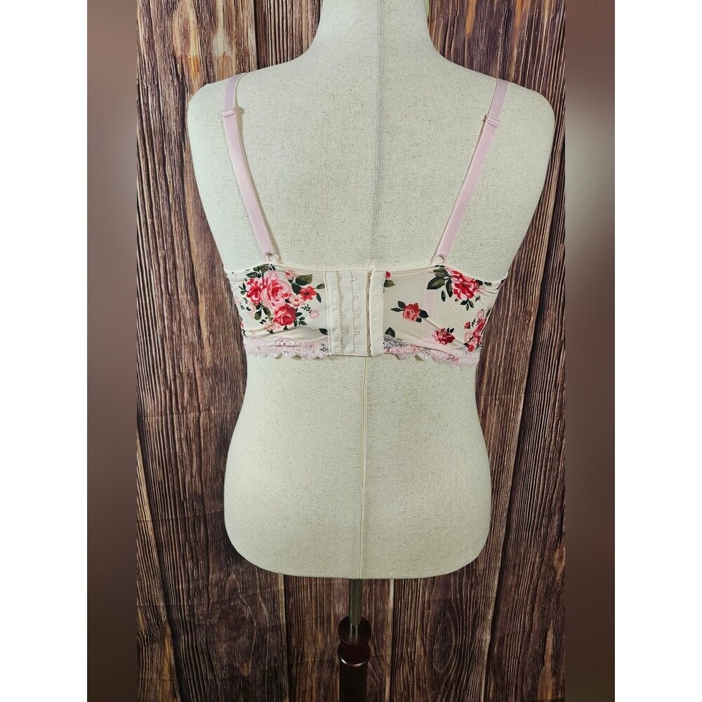 NWT Adore Me Floral Longline Bra Size 38D - Picture 2 of 8